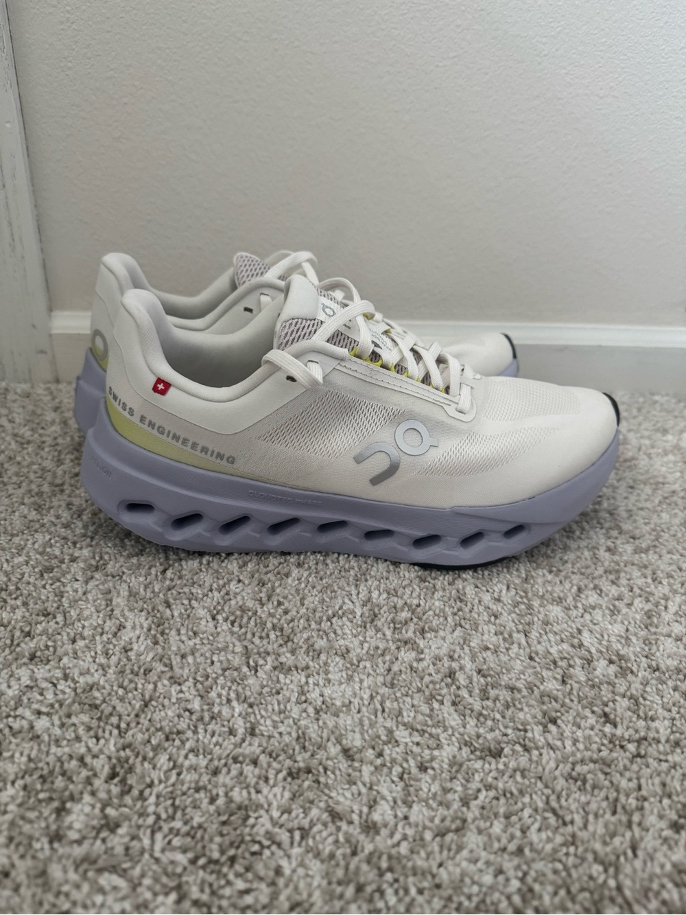 On Running Women's Cloudsurfer Next Ivory Nimbus size 7.5 Cloudtec Running Shoes